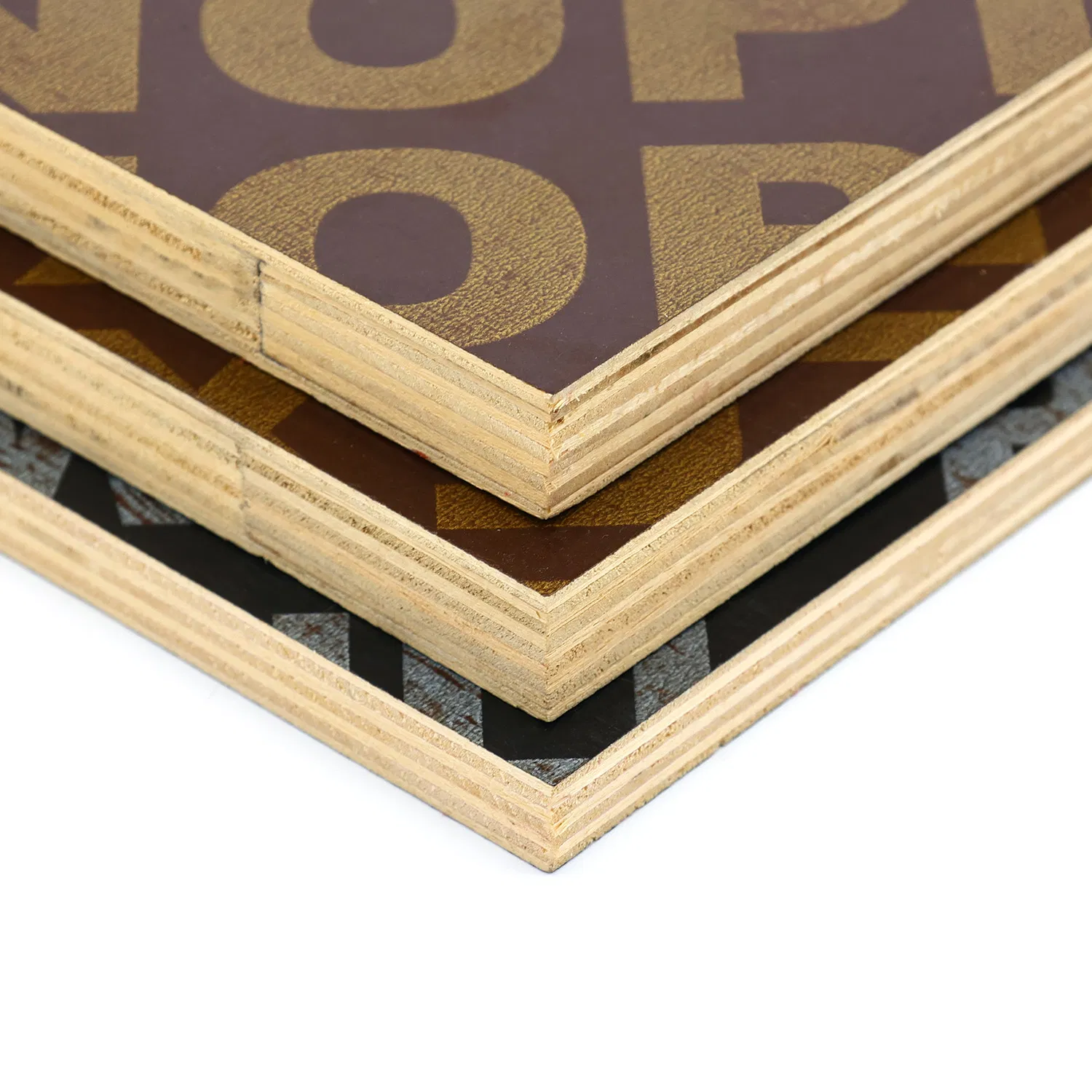 18mm Finger Joint Printing Film Faced Plywood For Construction