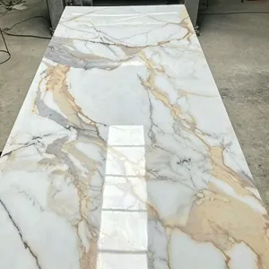 UV Marble Sheet, High Gloss UV Coated Marble Wall Panel For Interior Decoration