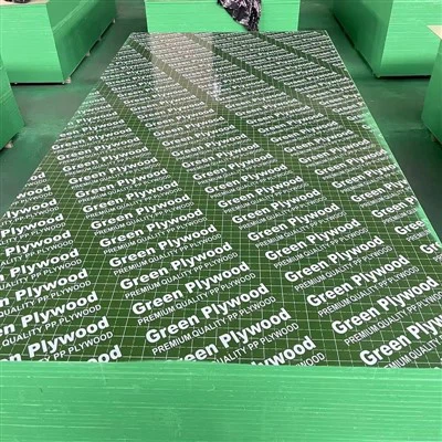 Green Pp Plastic Film Faced Plywood