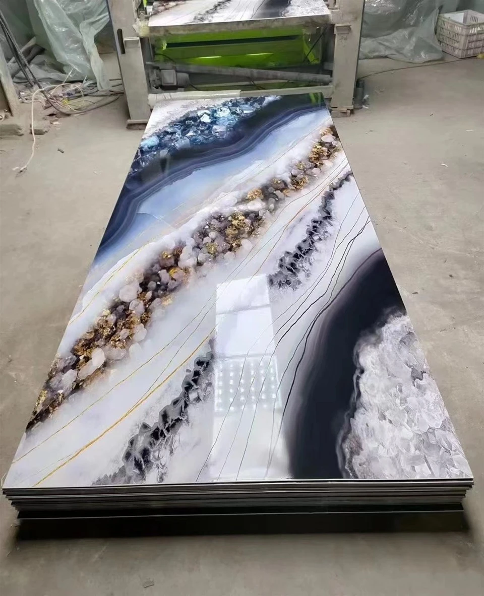 Uv Marble Pvc Wall Panels Sheet high quality
